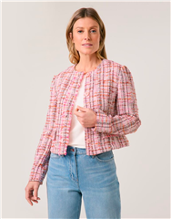 GERRY WEBER PINK BOUCLE JACKET 