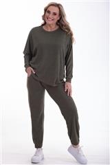 CALYP ANTHRACITE TUNIC TOP