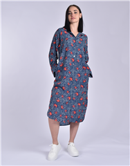JOLIE NAVY MULTI KAYLA DRESS 
