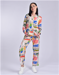 JOLIE BEIGE MULTI LETHABO SHIRT 