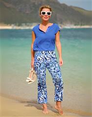 ROBELL BLUE NAVY JOELLA TROUSER 