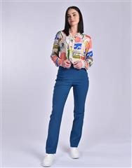 JOLIE ROYAL BLUE FULL LENGTH BASIC PANTS 