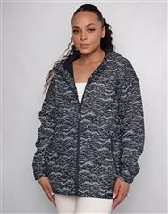 BATELA SOLLANA NAVY WHITE PATTERN MASEA JACKET