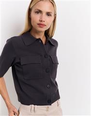 YAYA PHANTOM SHORTSLEEVE CARDIGAN 