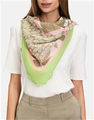 BETTY BARCLAY KHAKI PATTERN SCARF 