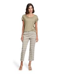BETTY BARCLAY KHAKI NATURAL PANTS 