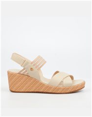 BUTTERFLY FEET BEIGE CATHY2 LOW WEDGE