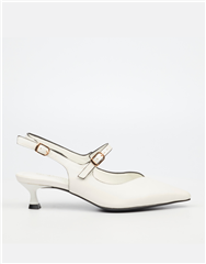 BUTTERFLY FEET WHITE LEORA1 LOW HEELS