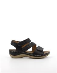 SOFT STYLE BLACK KYRENE SANDAL 