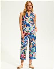 FDJ POP CAMO FLORAL EYELET PULL ON PANTS