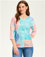 FDJ CALLIPE 3/4 SLEEVE TOP 