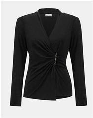JOSEPH RIBKOFF BLACK LDS TOP 