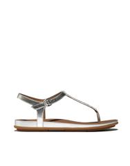FIT FLOP SILVER GRACIE CRYSTAL MIX T-STRAP SANDAL