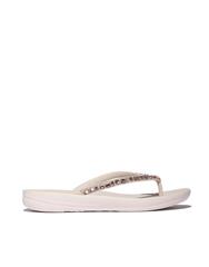 FIT FLOP NUDE IQUSHION MULTI CRYSTAL FLIP FLOPS