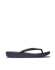 FIT FLOP MIDNIGHT NAVY IQUSHION MULTI CRYSTAL FLIP FLOPS