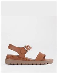 FROGGIE TAN MULTI PLATFORM SANDAL 