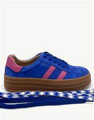 JULZ ELECTRIC BLUE BREE SNEAKER 