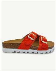 JULZ GRAPEFRUIT MEGAN SANDAL 