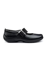 HOTTER  BLACK PENNY SHOE