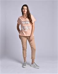 MADE IN ITALY ORANGE YOU ARE BEAUTIFUL TOP 