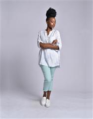 MADE IN ITALY OFF WHITE BLOUSE 