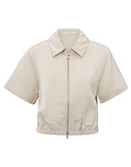 YAYA SUMMER SAND CROPPED JACKET 