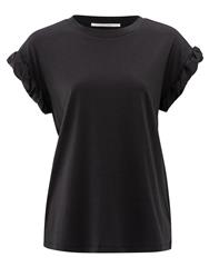 YAYA WASHED BLACK T-SHIRT