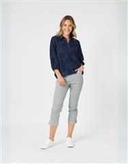 GORDON SMITH NAVY WHITE TAYLOR PANTS