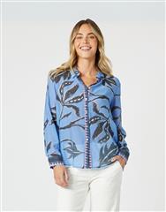 GORDON SMITH BLUE PENINSULA SHIRT