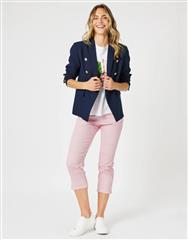GORDON SMITH RED WHITE TAYLOR PANTS 