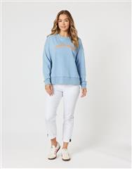 THREADZ WASHED BLUE SWEATSHIRT 