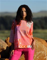 DE TIAMO GEO PINK CLEO TOP 