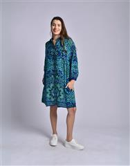 JOLIE BLUE GREEN ANNIE SHIRT DRESS 