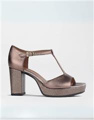 FROGGIE LED METAL HIGH HEEL PLATFORM SANDAL