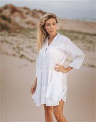 ISLA BONITA WHITE SHORT DRESS 