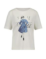 GERRY WEBER OFF WHITE BASE T-SHIRT 