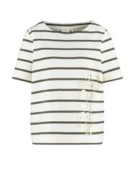 GERRY WEBER SAGE OFF WHITE STRIPED JUMPER 