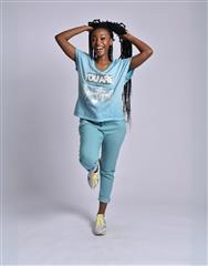 MADE IN ITALY BLUE YOU ARE BEAUTIFUL TOP 