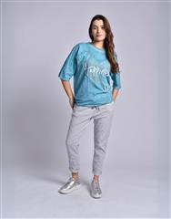 MADE IN ITALY TURQUOISE HAPPINESS TOP 