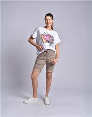 MADE IN ITALY BROWN SHORTS 