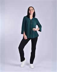 JOLIE GREEN YVONNE BLOUSE 