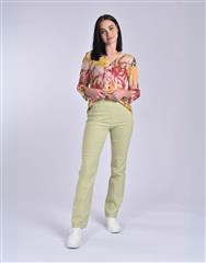 JOLIE LIME FULL LENGHT BASIC PANTS 