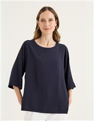 YARRA TRAIL NAVY SKYE TOP 