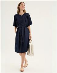 YARRA TRAIL INDIGO VERNAL DRESS 