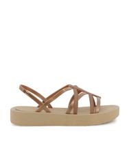IPANEMA BEIGE GOLD DIVERSA FLATFORM SANDAL