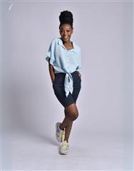 MADE IN ITALY NAVY SHORTS 