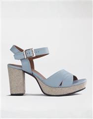 FROGGIE PALE BLUE HIGH HEEL SANDAL 