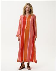 ONE SEASON SUNSET BAZAAR STRIPE DRESS 