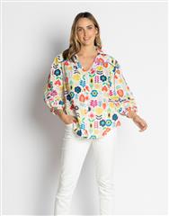 LULALIFE WHITE KALINA SHIRT