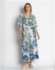 LULALIFE OCEAN  DITA SHIRTDRESS 
